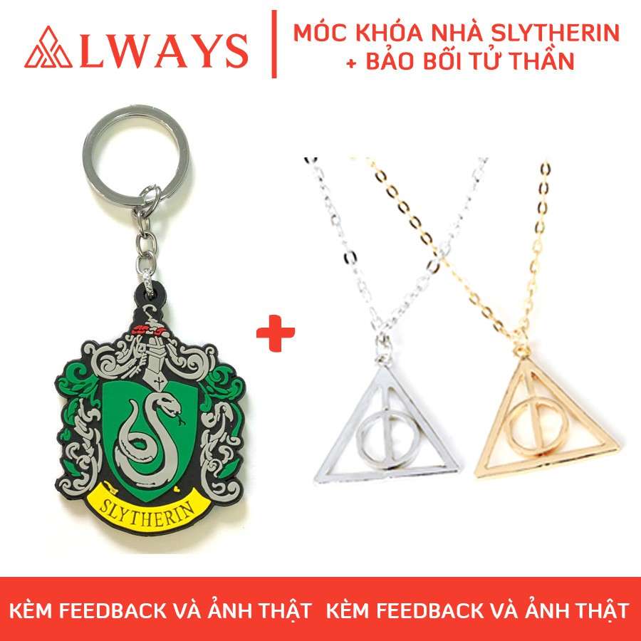 Phụ kiện phép thuật móc khóa Harry Potter kèm dây chuyền Bảo bối tử thần - Trang phục, phụ kiện hóa trang phù thủy