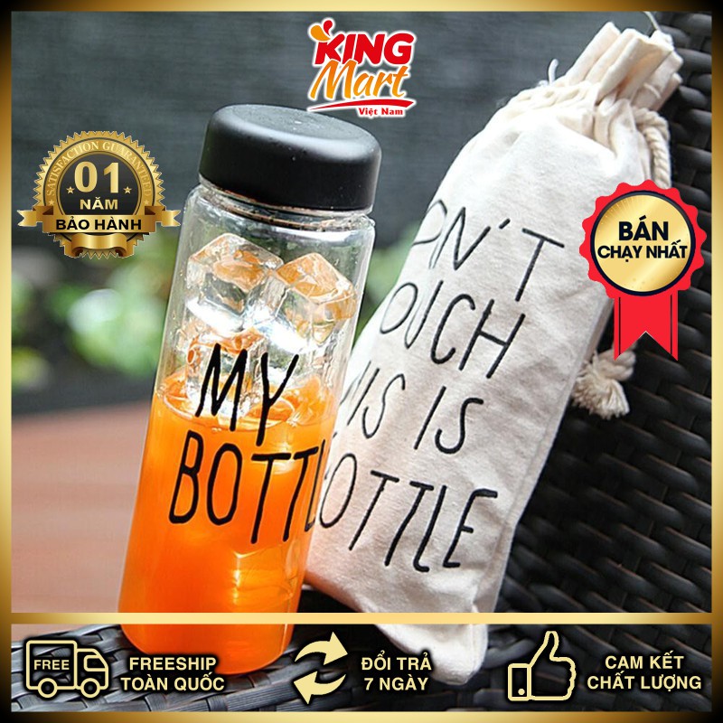 Bình đựng nước My bottle 500ml + Kèm túi đựng (GIAO MÀU NGẪU NHIÊN)(mới)