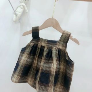 Áo kẻ 2 dây bé gái- thùy linh