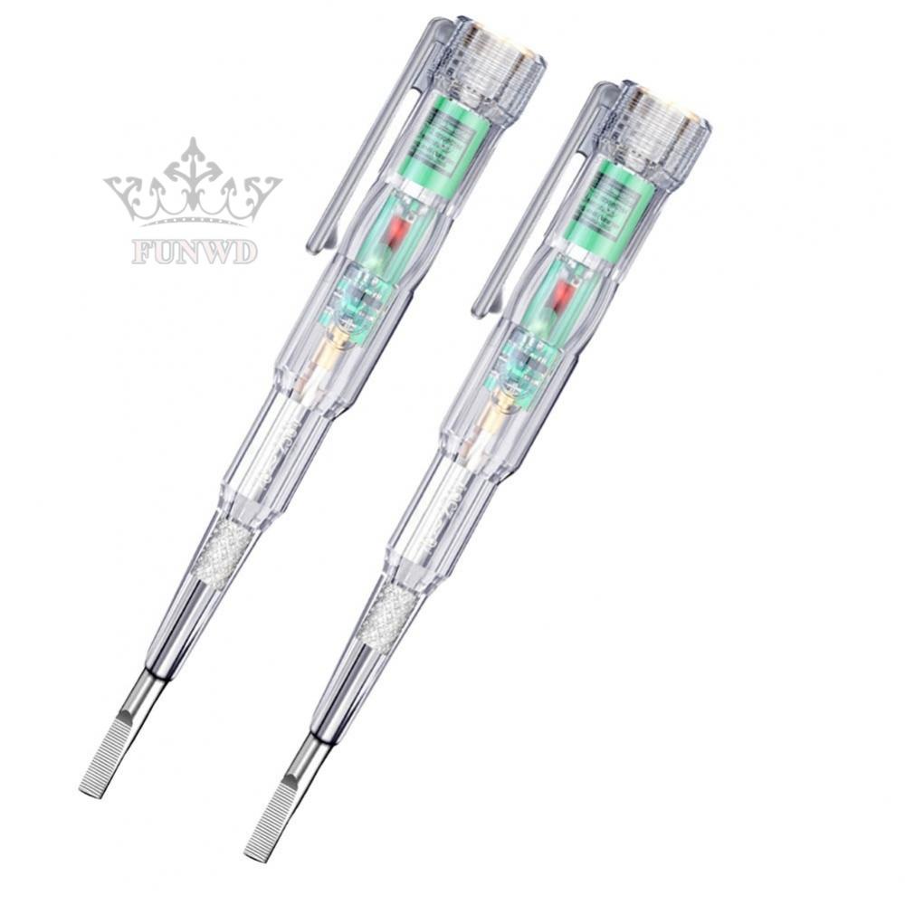 【FUNWD】70-250V Circuit Tester Electric Screwdriver Induction Voltage Detector Pen
