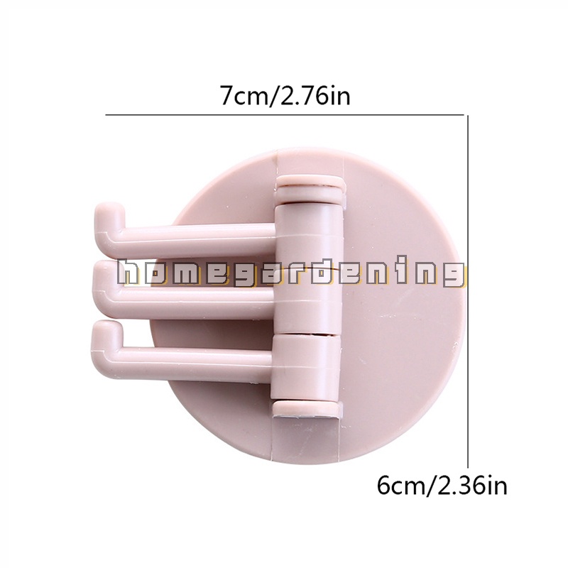Móc dán tường treo đồ có thể xoay sử dụng tiện lợi cho nhà bếp