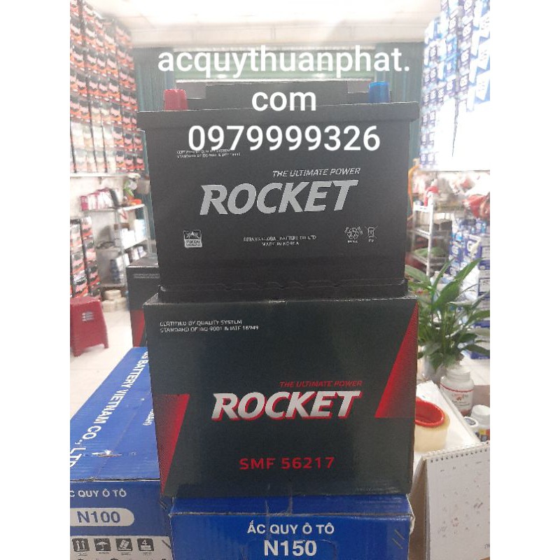 bình ắc quy Rocket DIN 56217 12V-65ah