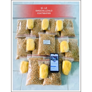 Combo 1kg ngô mỹ và 200g bơ dùng làm bắp rang bơ tại nhà.