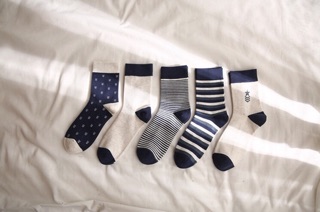 Set 5 #VỚ cổ sọc basic