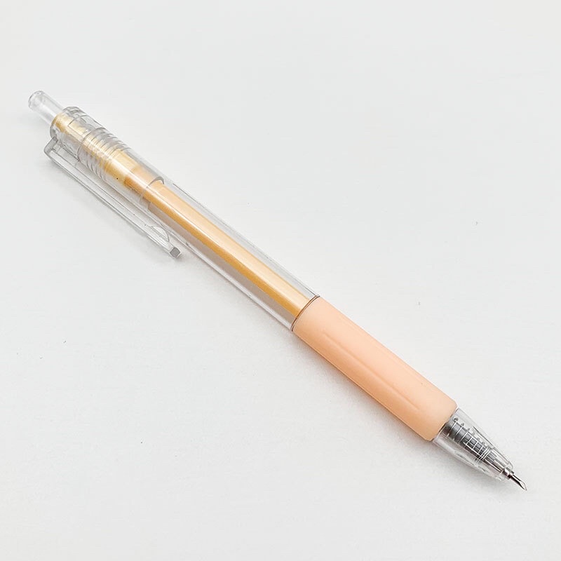 Dao rọc giấy dạng bút bi bấm tone màu pastel có đệm lót silicon, lưỡi dao 30 độ sắc bén