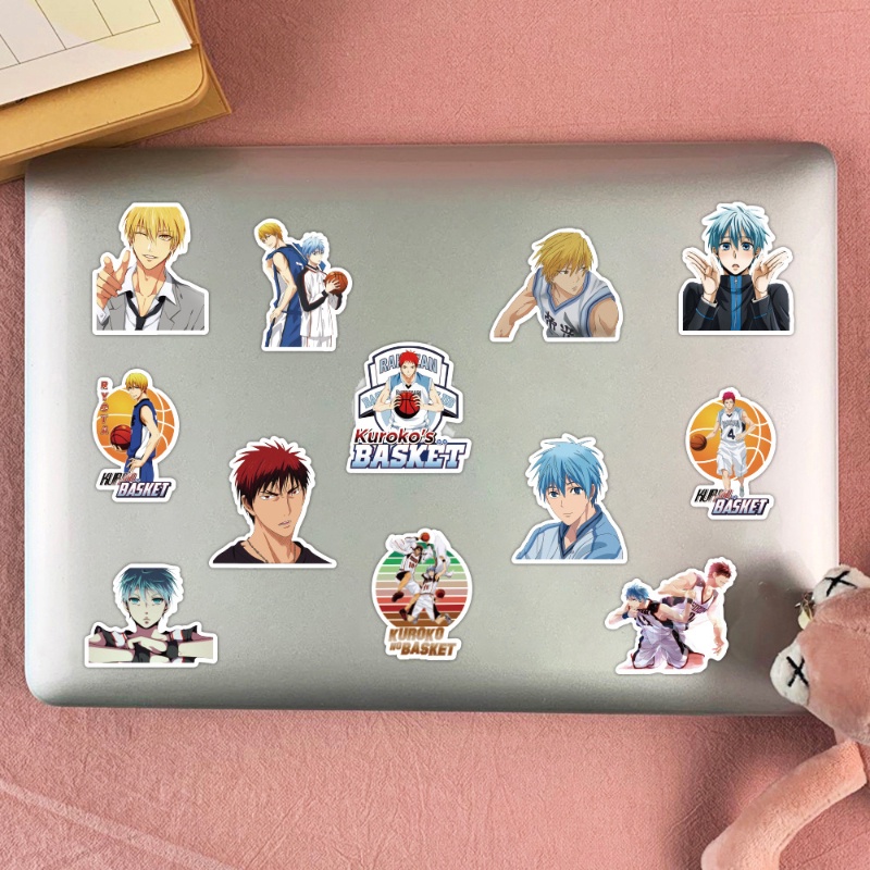 50 Miếng Dán Anime Kuroko No Basket Cho Chai Nước Hydro Bottles Bóng Rổ Cho Thanh Thiếu Niên