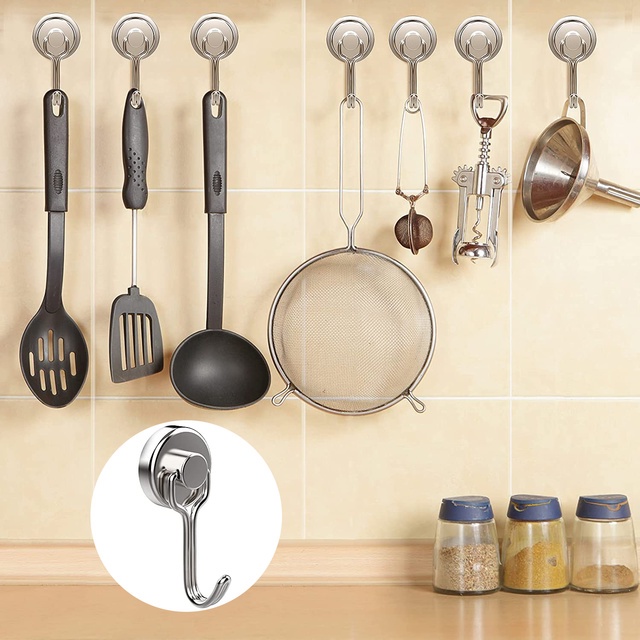 Móc treo đồ có nam châm xoay 360 độ chắc chắn