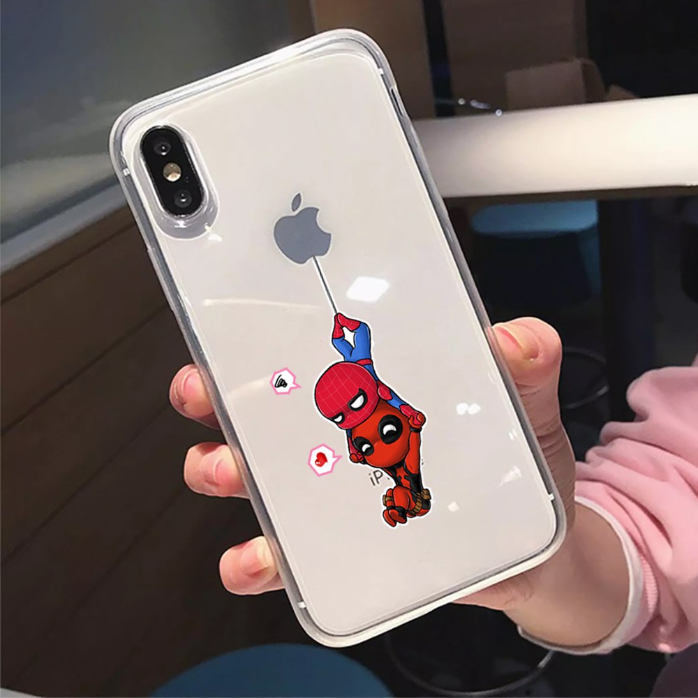 Ốp Lưng Iphone In Hình Người Nhện Viền Trong Mềm, Dẻo Ip6/6s/6plus/6s/7/8/7plus/8plus/x/xs/xsmax/11/11pro/11promax