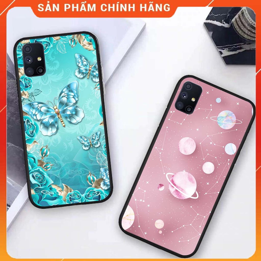 Ốp lưng Samsung M51 in hình hoa xinh xắn, hiện đại , thời trang ,phong cách