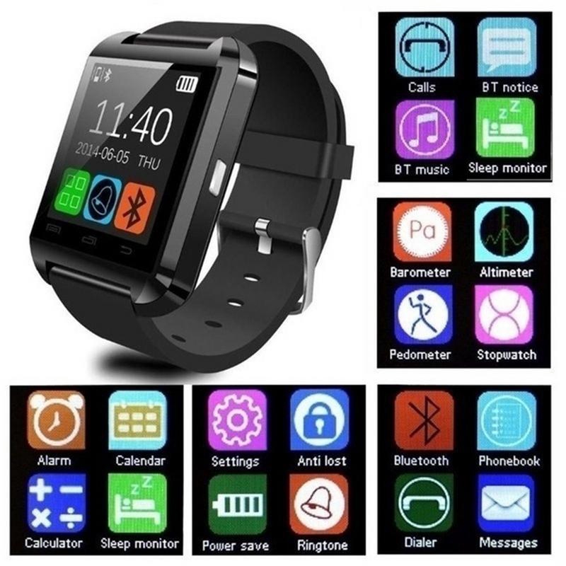 Smartwatch Bluetooth Smart Watch U8 For IPhone IOS Android Smart Phone Wear Clock Wearable Device Smartwach