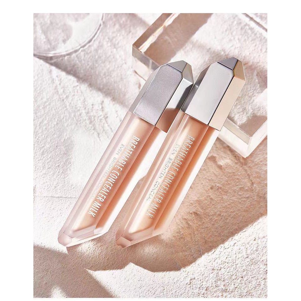 Kem nền che khuyết điểm Breathable Concealer Milk CHỐNG NƯỚC LÂU TRÔI CÓ DƯỠNG