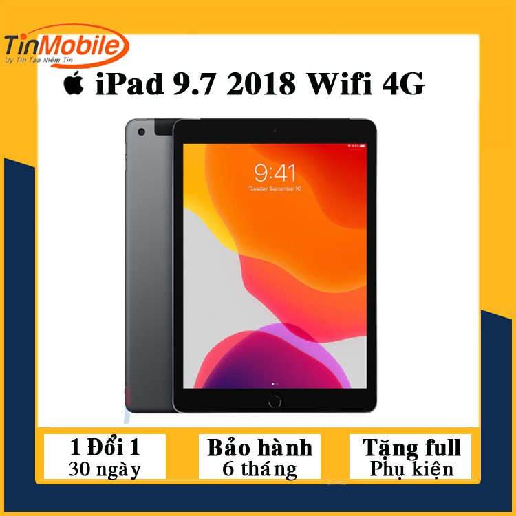 Máy Tính Bảng iPad 9.7 2018 - (Wifi + 4G) Còn BH Apple - Likenew đẹp 99,9% | BigBuy360 - bigbuy360.vn