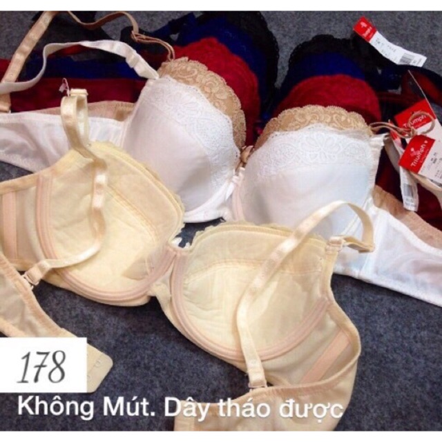 ÁO LÓT REN 3 PHÂN KHÔNG MÚT #178