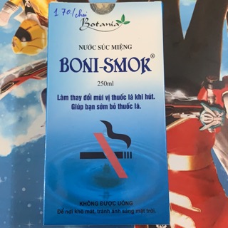 Nước súc miệng cai thuốc lá Boni Smock