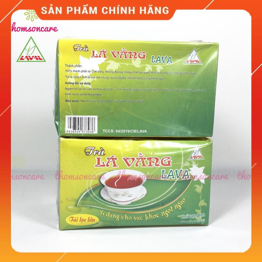 Trà lá vằng Lava giảm mỡ máu, ổn định huyết áp, lợi sữa cho mẹ sau sinh, giảm cân hộp 30 túi lọc