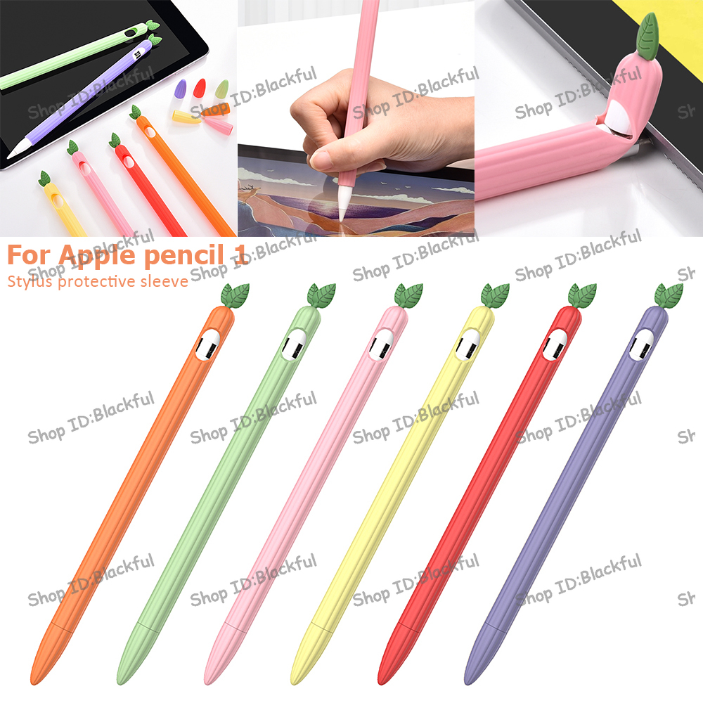 For Apple pencil 1 2 case cover Universal Colorful for IPad Pencil case Non-slip protection silicone For apple pencil 2 1 Sleeve