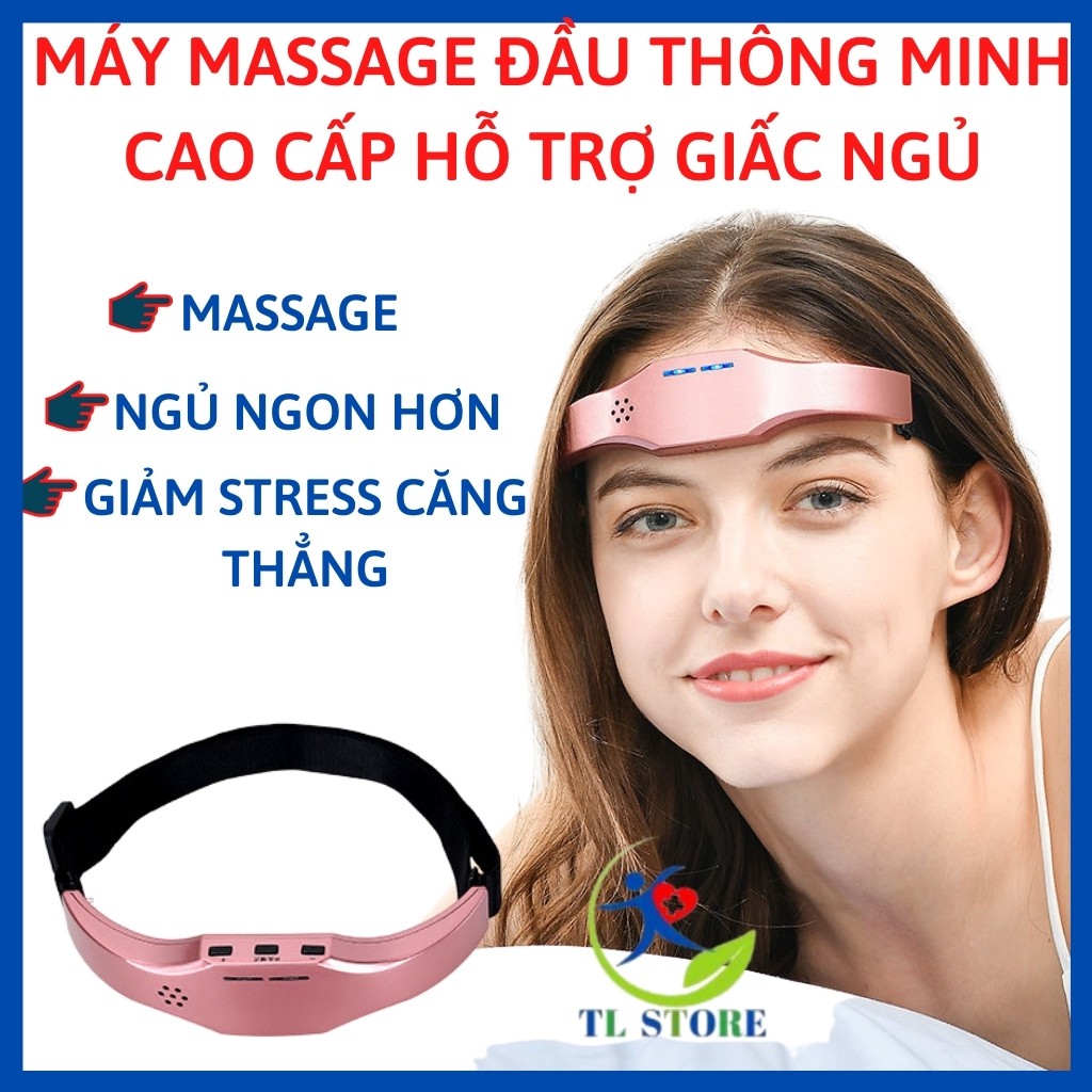 Máy massage đầu thông minh giảm đau đầu, căng thẳng - Hỗ trợ giấc ngủ sâu hơn