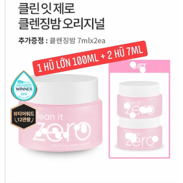 Tẩy trang Banila co Clean It Zero Cleansing Balm Original