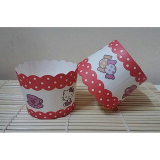 SET 100 LY CUPCAKE GIẤY NƯỚNG BÁNH LỚN 7 CM, CHỊU NHIỆT LÒ NƯỚNG - GIAO MÀU NGẪU NHIÊN