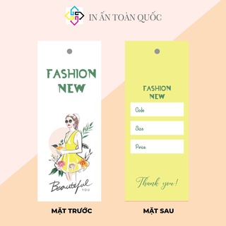Mác quần áo, tag giấy (combo 100 chiếc)