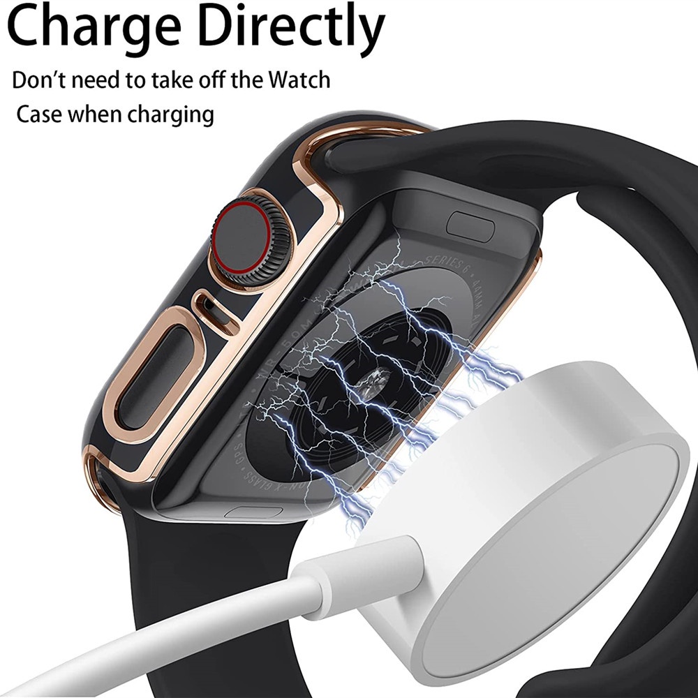 Miếng Dán Bảo Vệ Màn Hình Chống Sốc Cho iwatch 7 6 5 4 321 45mm 41mm