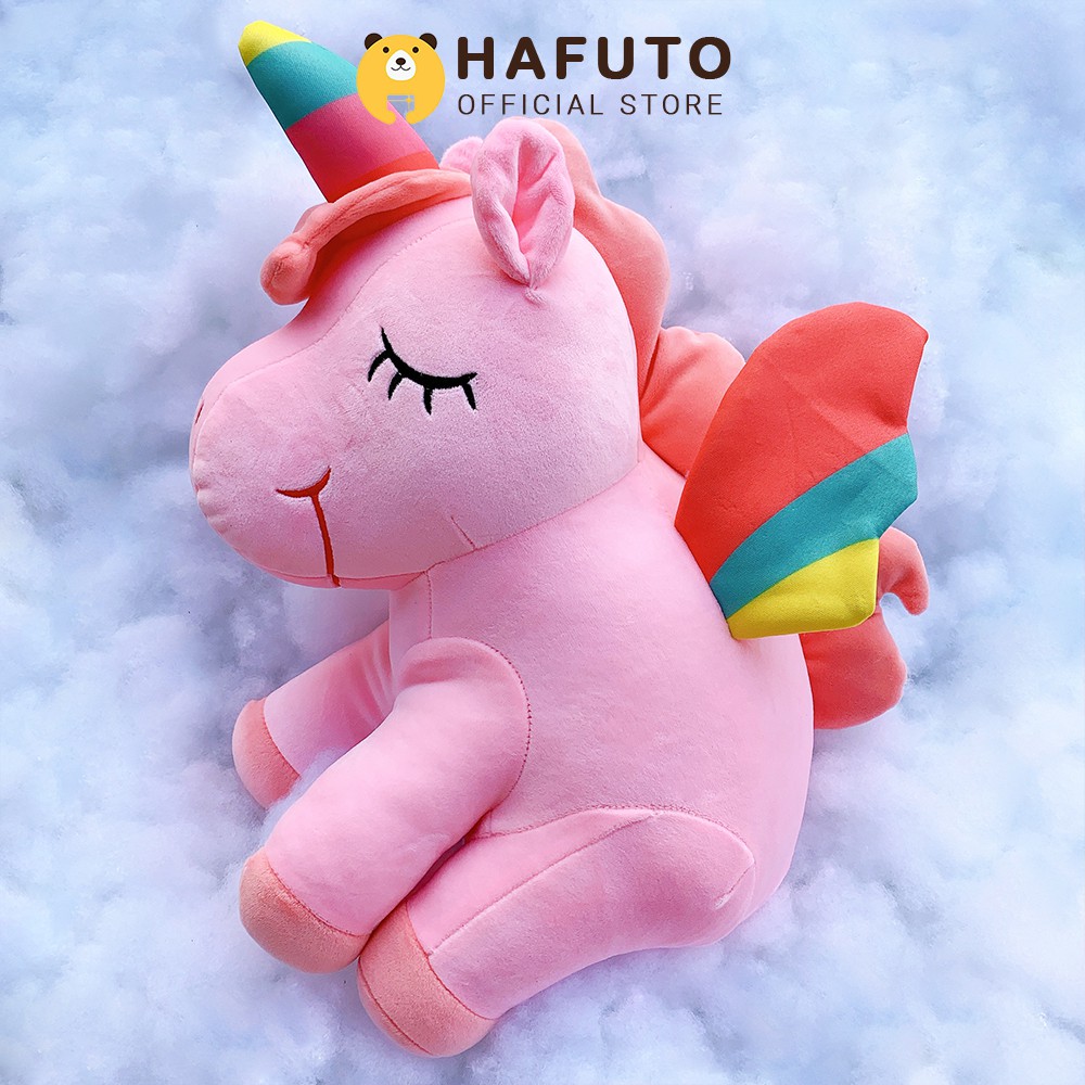 Thú bông kì lân unicorn HAFUTO size 50cm siêu đáng yêu