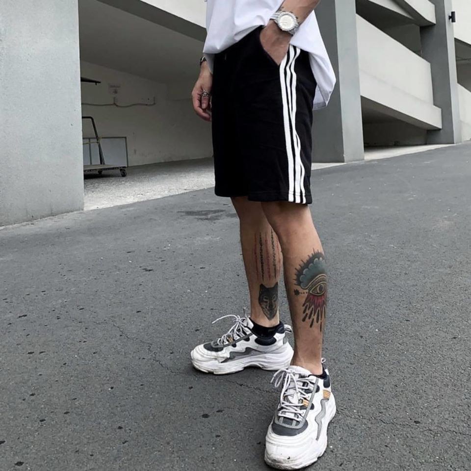 Quần short 3 sọc unisex quần đùi 3 lines nam nữ Q-017