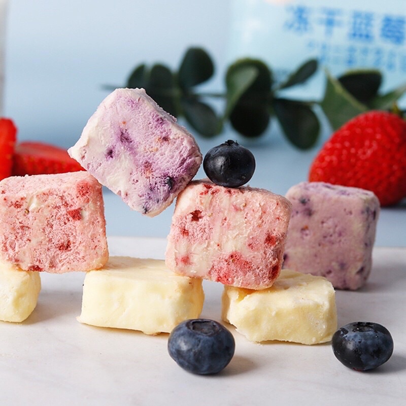 Sữa Chua Khô Sấy Lạnh Trái Cây YUMI 45gr - Ăn Vặt 492