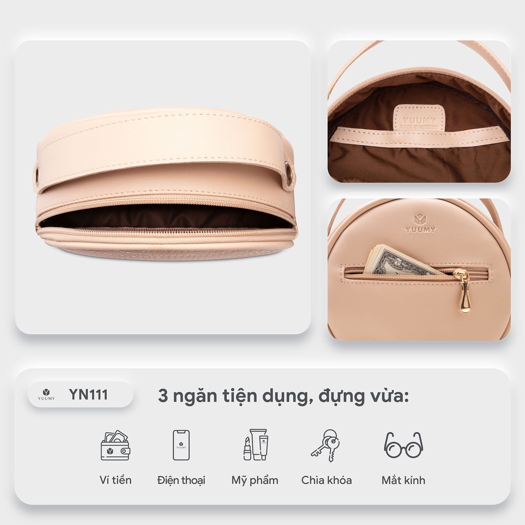 Túi đeo chéo da nữ YUUMY Mellow YN111
