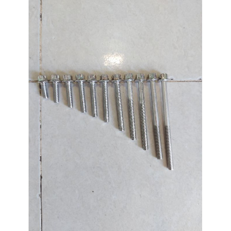 Ốc lốc máy 6li trụ Salaya inox 304