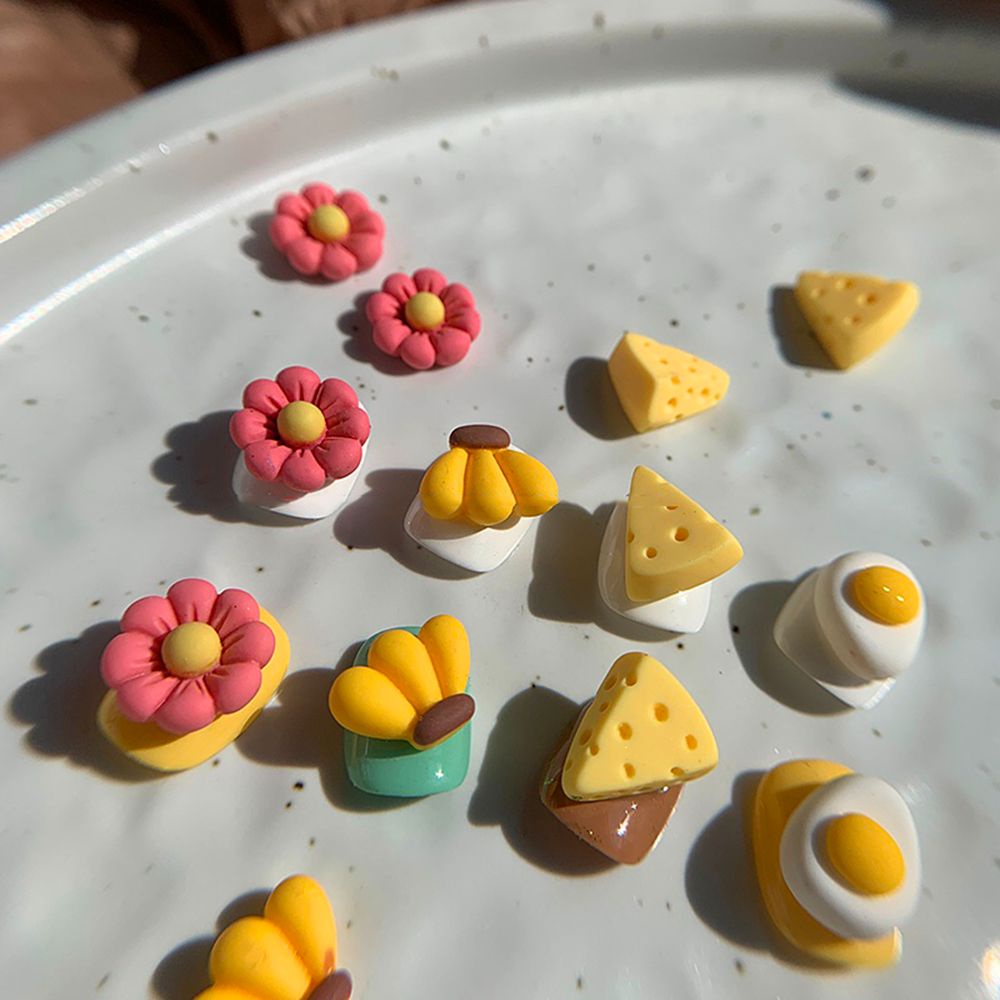 [Hàng mới về] Phụ kiện gắn trang trí móng tay hình hoạt hình 3D thời trang Nhật Bản