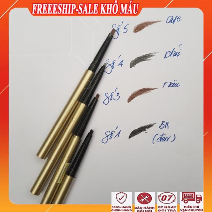 [ FreeShip - BÁN TRI ÂN ] Chì kẻ mày 3D 2 đầu siêu đẹp, siêu mịn/ Bút kẻ lông mày chính hãng golden rose