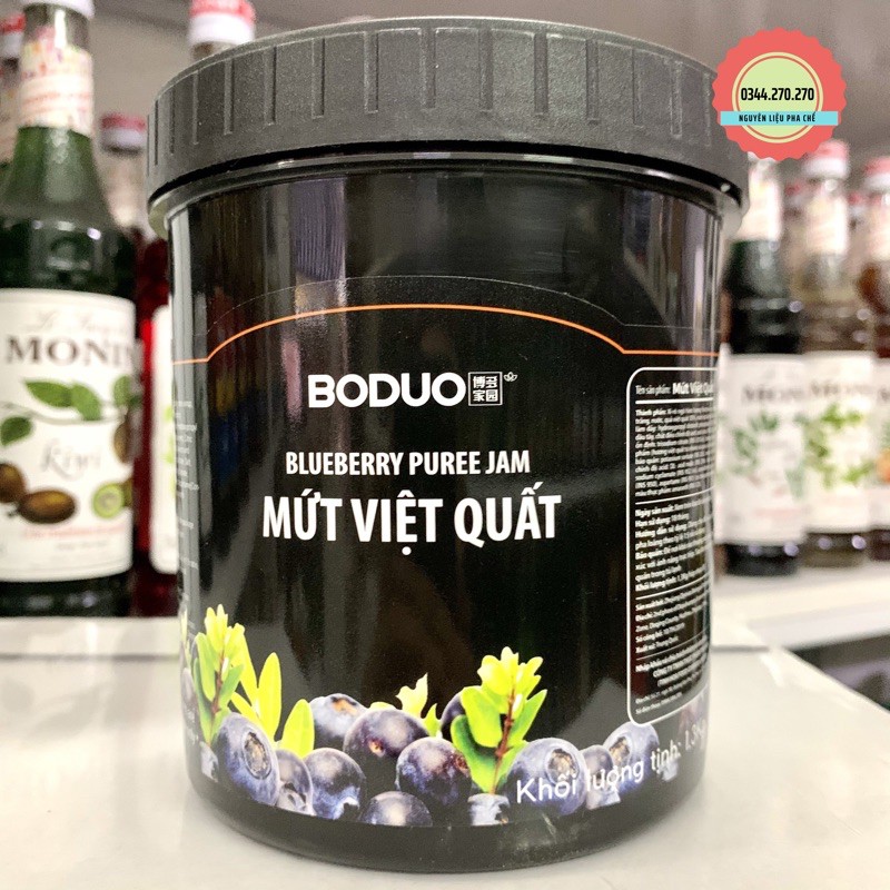 Mứt việt quất Boduo-Hàng nhập khẩu.