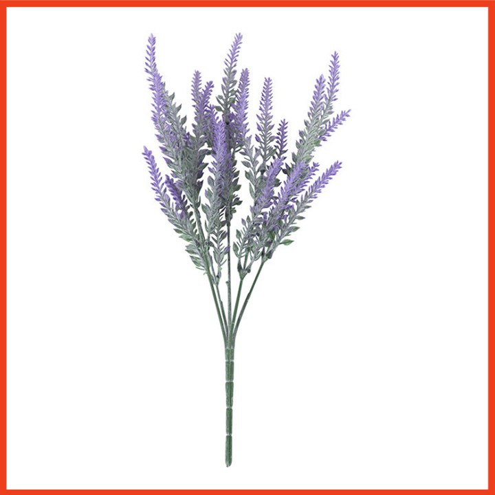 Hoa oải hương / lavender 5 nhánh nhiều màu trang trí nhà cửa