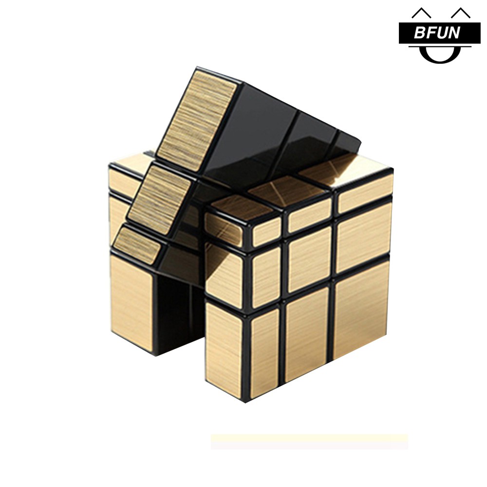 Rubik Mirror 3x3 GƯƠNG VÀNG Loại Xịn Xoay Trơn - Khối Rubik Biến Thể 6 Mặt, Đồ Chơi Trẻ Em BFUN (Shop có bán Rubik 3x3)