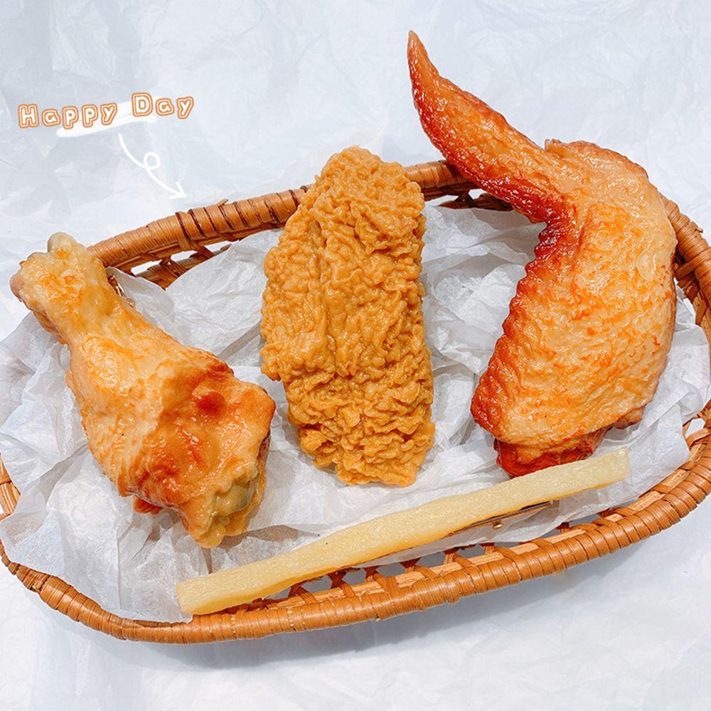 ROSE Chicken Legs Hairpin Family Bucket Fashion Bangs Individuality Snack Side Clip Hair Accessories