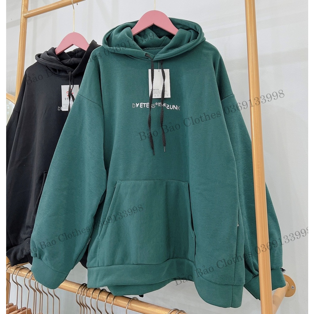 Áo Hoodie Nỉ Nam Nữ  Form Rộng Mũ Rộng Chữ Ngược Vải Dày Mịn Thoáng Mát Thiết Kế Thời Trang Kiểu Dáng Năng Động