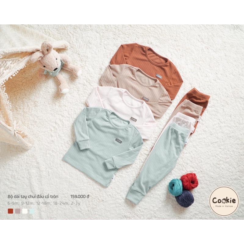 Cookie - cổ tròn tăm dày cho bé