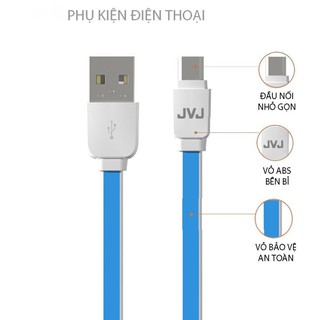 Cáp sạc nhanh jvj sa-21 cổng micro usb cho điện thoại android - dây sạc micro usb 1m | bh 6 tháng