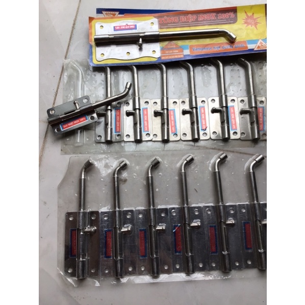 Chốt cửa dọc, chốt dọc inox 10phân, 15phân, 20phân