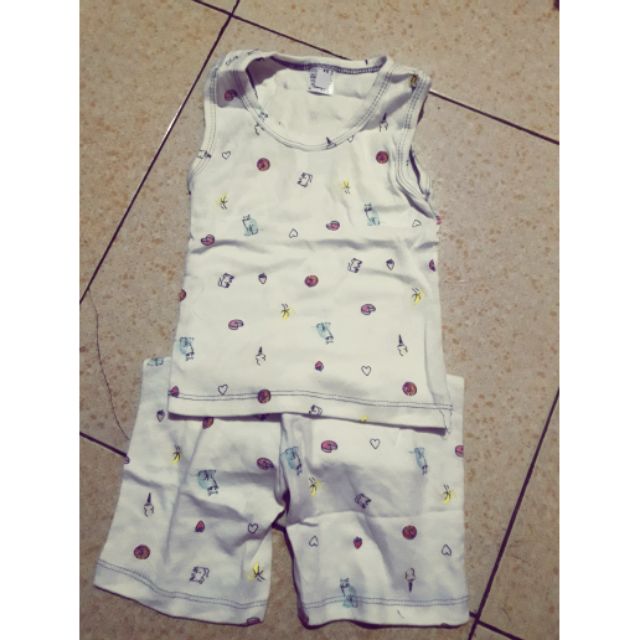 Combo 2 bộ ba lỗ cotton 50k