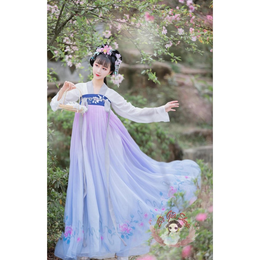 Trang phục cổ trang hán phục 6m siêu xòe
