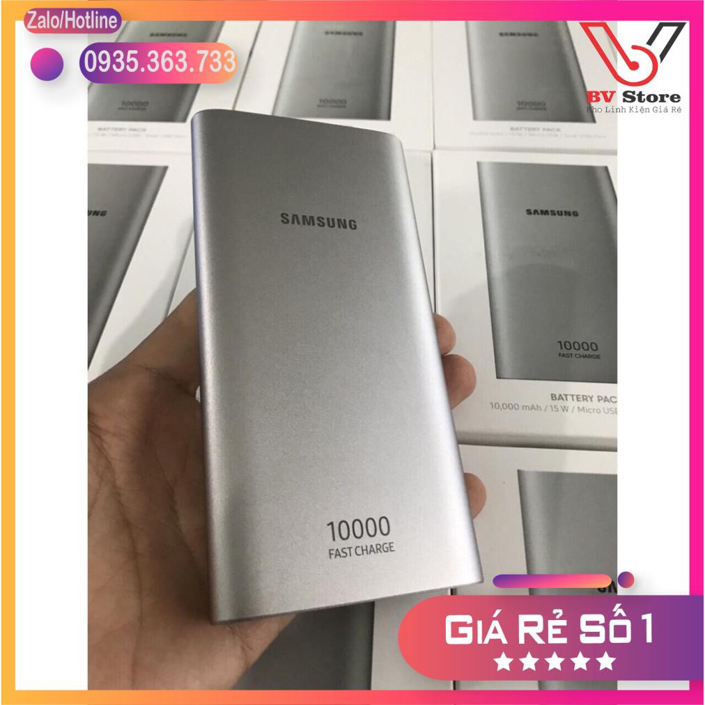 Sạc dự phòng 10000mAh💖 FREE SHIP 💖Samsung 10000mAh chuẩn Type C EP-P1100 sạc siêu nhanh 15W