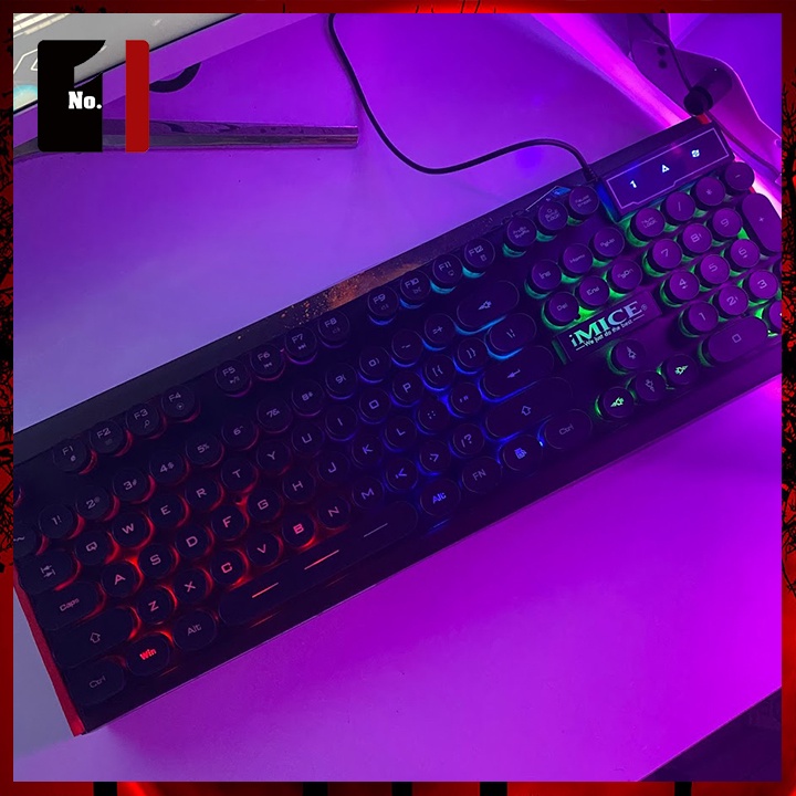 Bàn Phím Gaming Máy Tính IMICE AK800 Led Rgb Bàn Phím Vi Tính Laptop Pc Chơi Game Có Dây