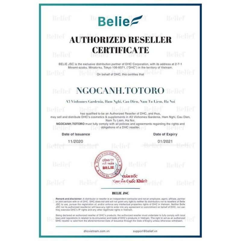 Viên uống Vitamin E DHC 30 ngày tặng mặt nạ Wonjin | Thế Giới Skin Care