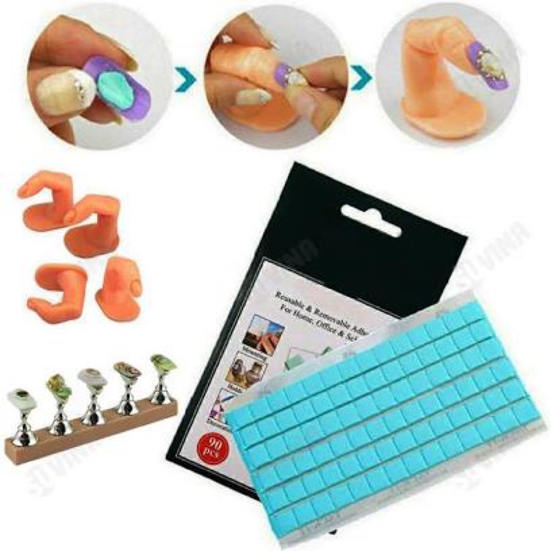 Cao su đa năng dán đế tập sơn vẽ móng