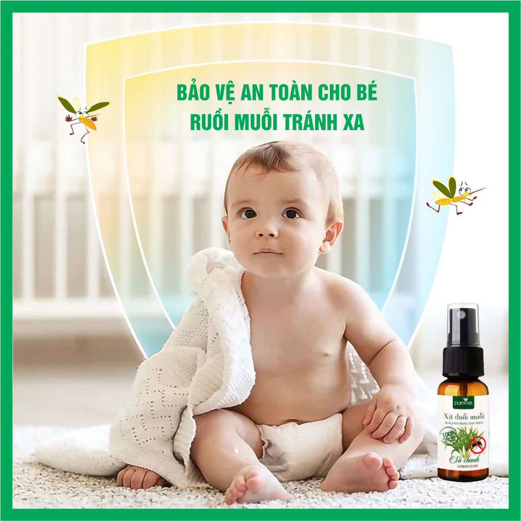 Tinh dầu đuổi muỗi sả chanh thơm phòng dạng xịt đuỗi muỗi, khử mùi nấm mốc - Shop 5539