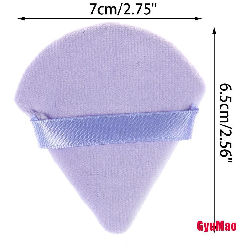 Set 2 Mút Trang Điểm Hình Tam Giác Bằng Vải Nhung Tiện Dụng