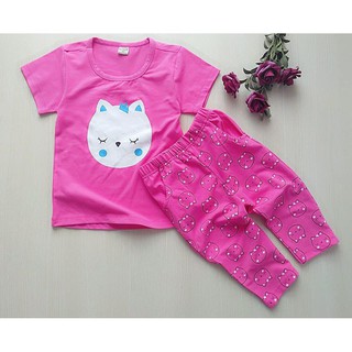 Bộ quần lửng bé gái size 20-40kg