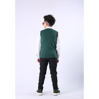 Áo len gile bé trai trám ngực - TN804 - HQLENS